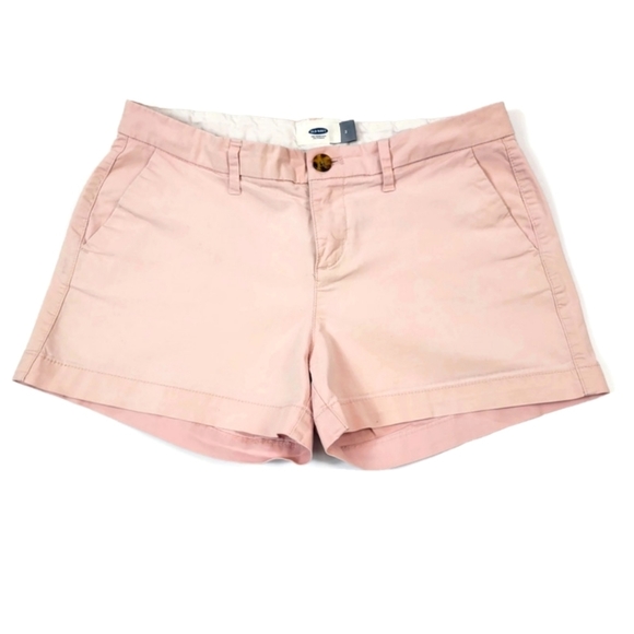 Old Navy Pink Khaki Shorts Size 2 - Picture 1 of 3
